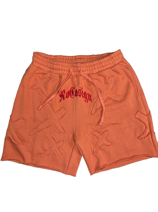 SHADOW BANNED SWEATSHORTS CORAL