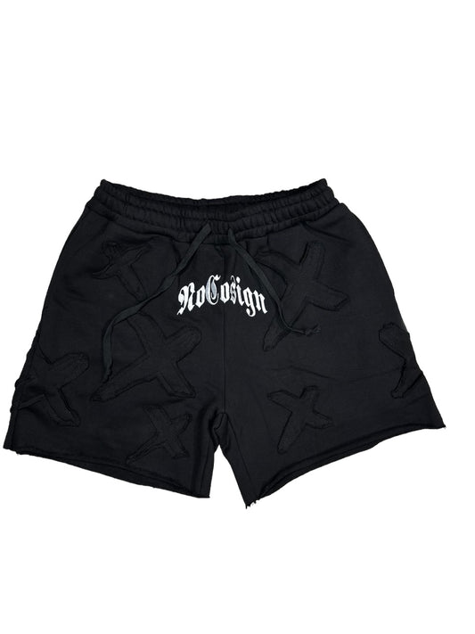 SHADOW BANNED SWEATSHORTS BLACK